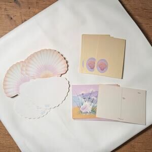 Vintage OLYMPIC CARD Company Shell Stationary Set